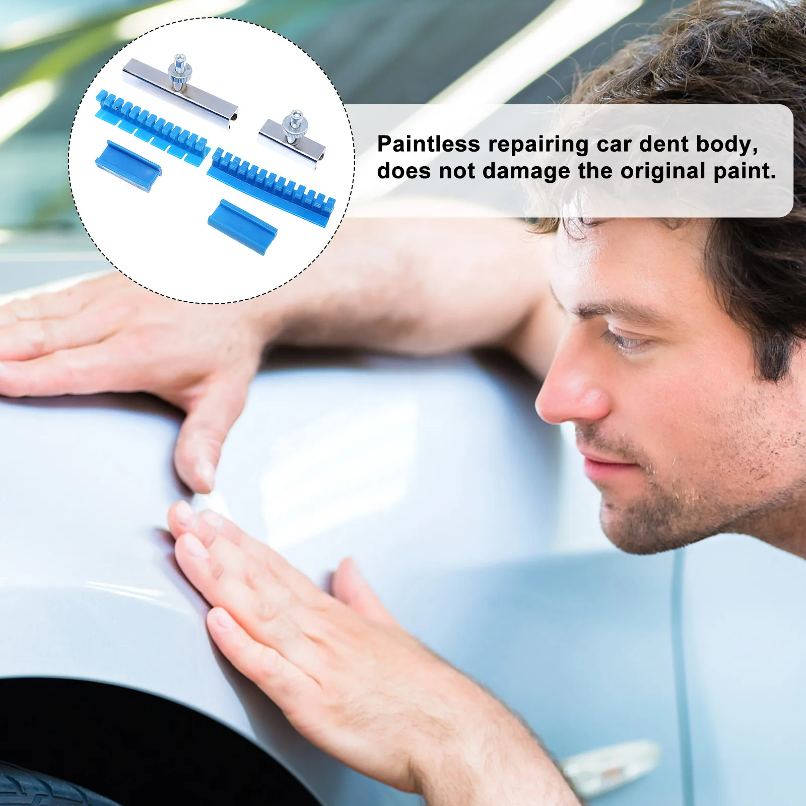 

1 set Sheet Metal Repair Tool Dent Puller Glue Kit Body Automotive Remover Tools Dents Pulling Tab Multi
