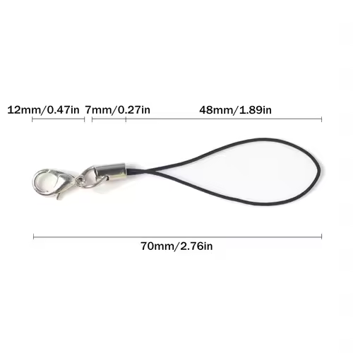 10/20/50Pcs Lobster Clasp Lanyard Strap Cord Mobile Cords Charm Nylon Key Ring Chain For DIY Keyring Jewelry Making Accessories - Image 3