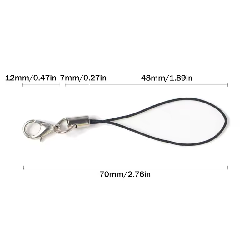 10/20/50Pcs Lobster Clasp Lanyard Strap Cord Mobile Cords Charm Nylon Key Ring Chain For DIY Keyring Jewelry Making Accessories - Image 3