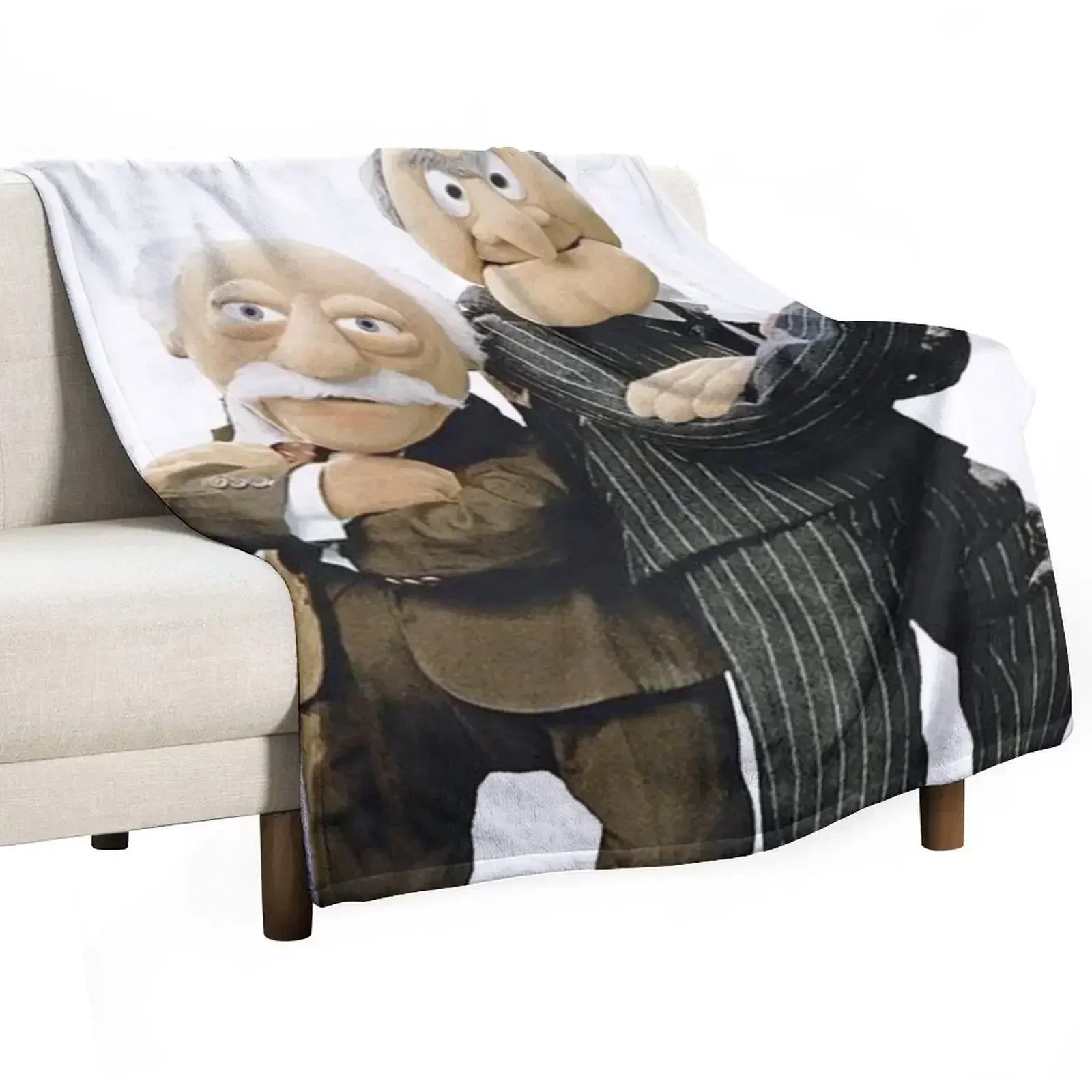 Statler and Waldorf Throw Blanket halloween heavy to sleep Travel Furrys Camping Soft Beds Blankets