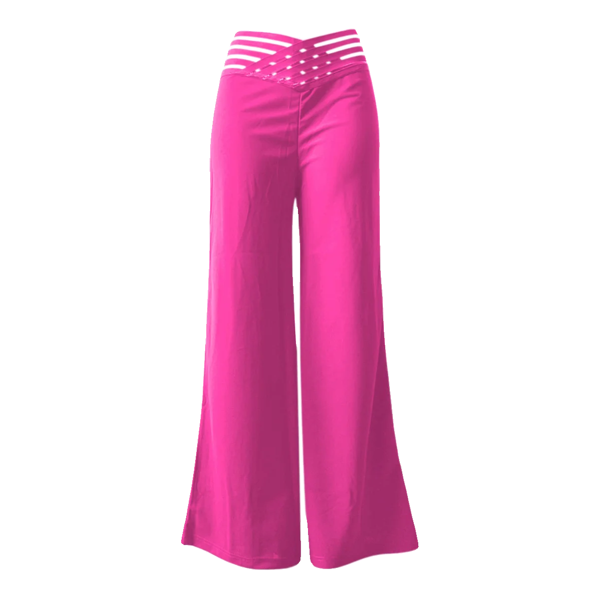 여성용 하이웨이스트 캐주얼 오피스 팬츠 크리스크로스 이어 미 패치 미 스트리트 슬레 폴리에스터 섬유 롱 트라우저