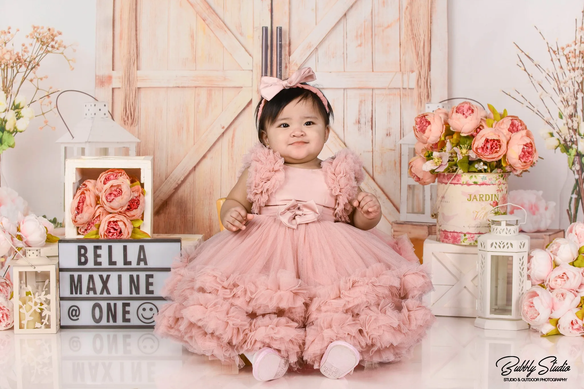 

Pink Princess Flower Girl Dress Sexy Sleeveless Tiered Tulle Wedding Kids Birthday Party Pageant Gown Customized