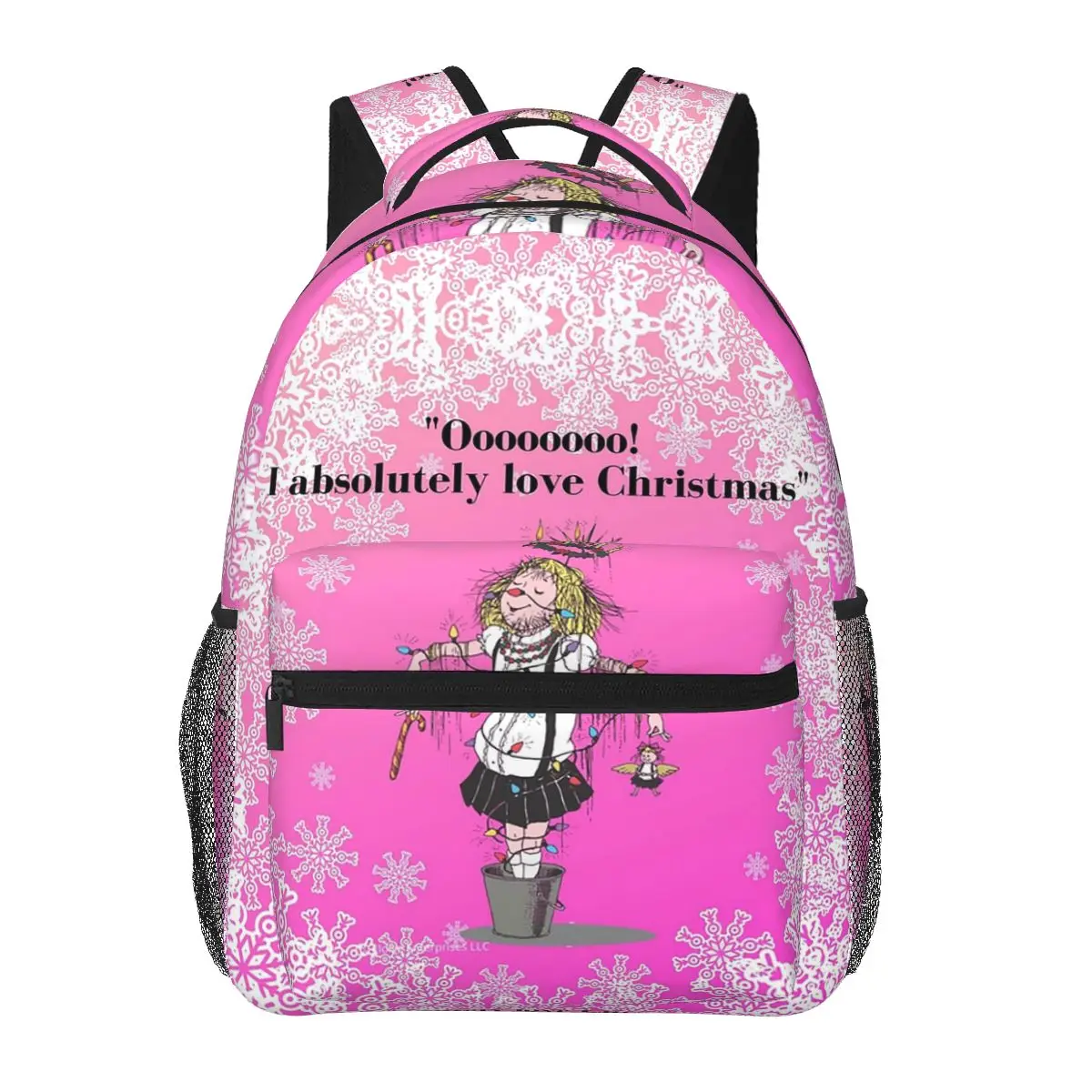 

Eloise At Christmas Backpacks Boys Girls Bookbag Children School Bags Cartoon Travel Rucksack Shoulder Bag Large Capacity