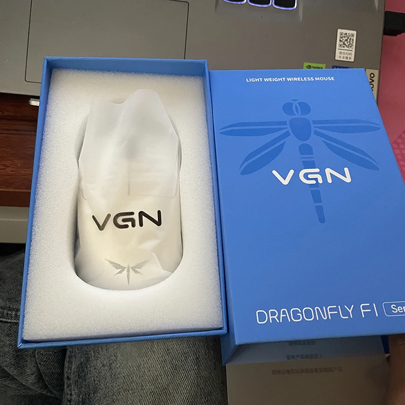 New Vgn Dragonfly F1 Series Wireless Tri-Mode Long-Battery-Life Lightweight Gaming Mouse Birthday Gift For Boys