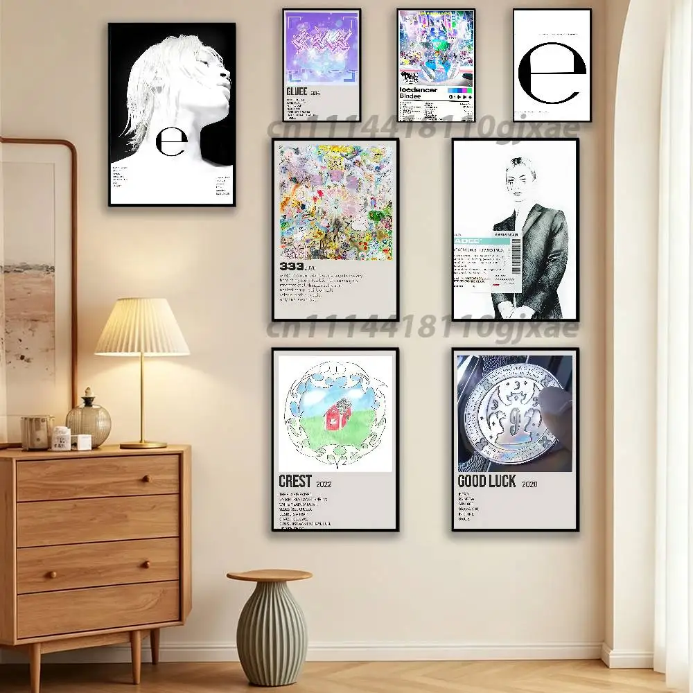 Ecco2k Drain Gang Classic Wall Art Canvas Print Poster Suitable for Home Living Room Decoration Painting