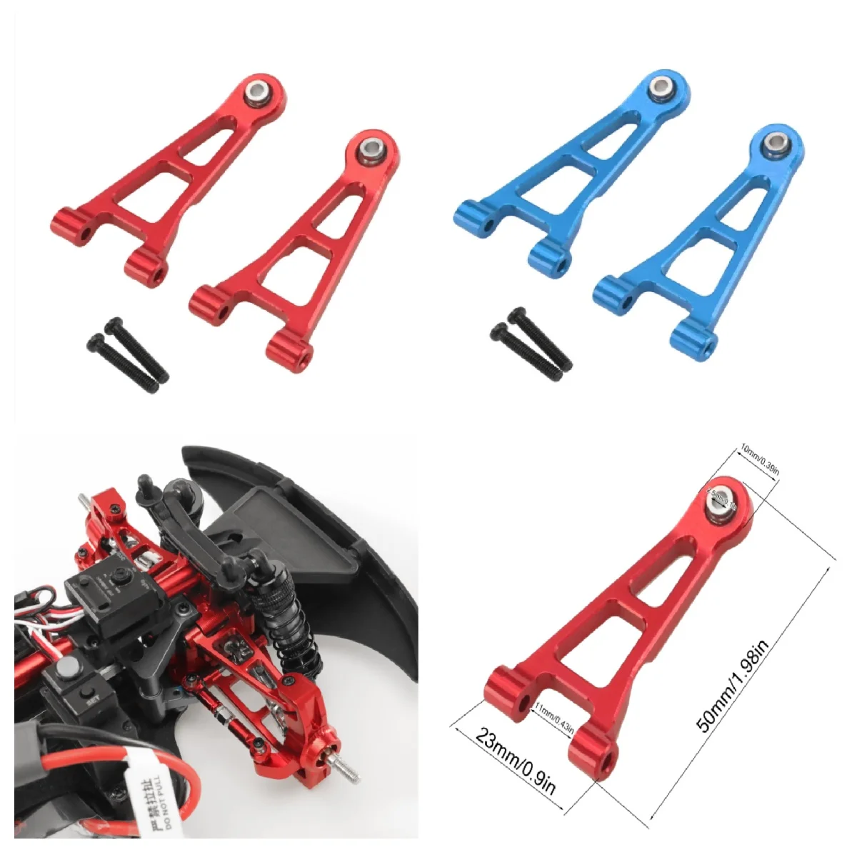 

Meijiaxin 1/14 14211 Remote Control Car Parts Metal Upgrade Modification Front Upper A-Arm