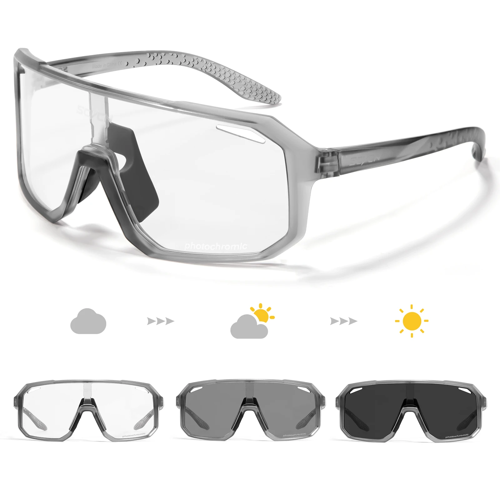Scvcn Cycl Bril Fotochromische Fietsen Zonnebril Heren Uv400 Brillen Sport Mtb Outdoor Bril Fietsbril Vrouwen Zonnebril