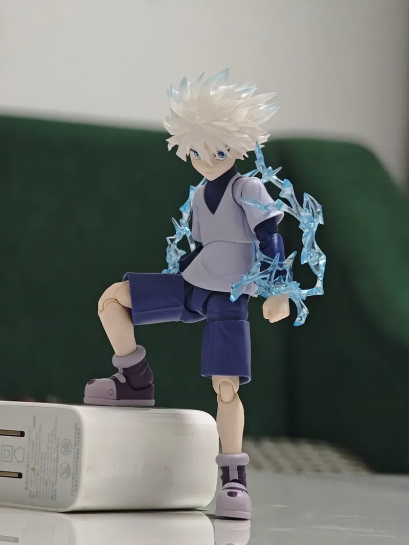 In Stock Shf Figuarts Hunter X Hunter Killua Zoldyck Gon Anime Action Figure Finished Model Ornaments Collection Gifts