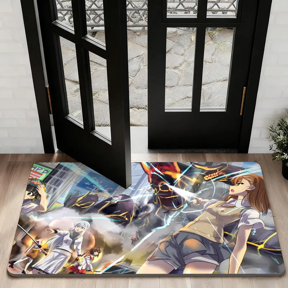 

A Certain S-Scientific Railgun Floor Mat Diatom Bath Mat Absorbent Quick Dry Non-Slip TPR Backing Soft Plush Draining Rugs