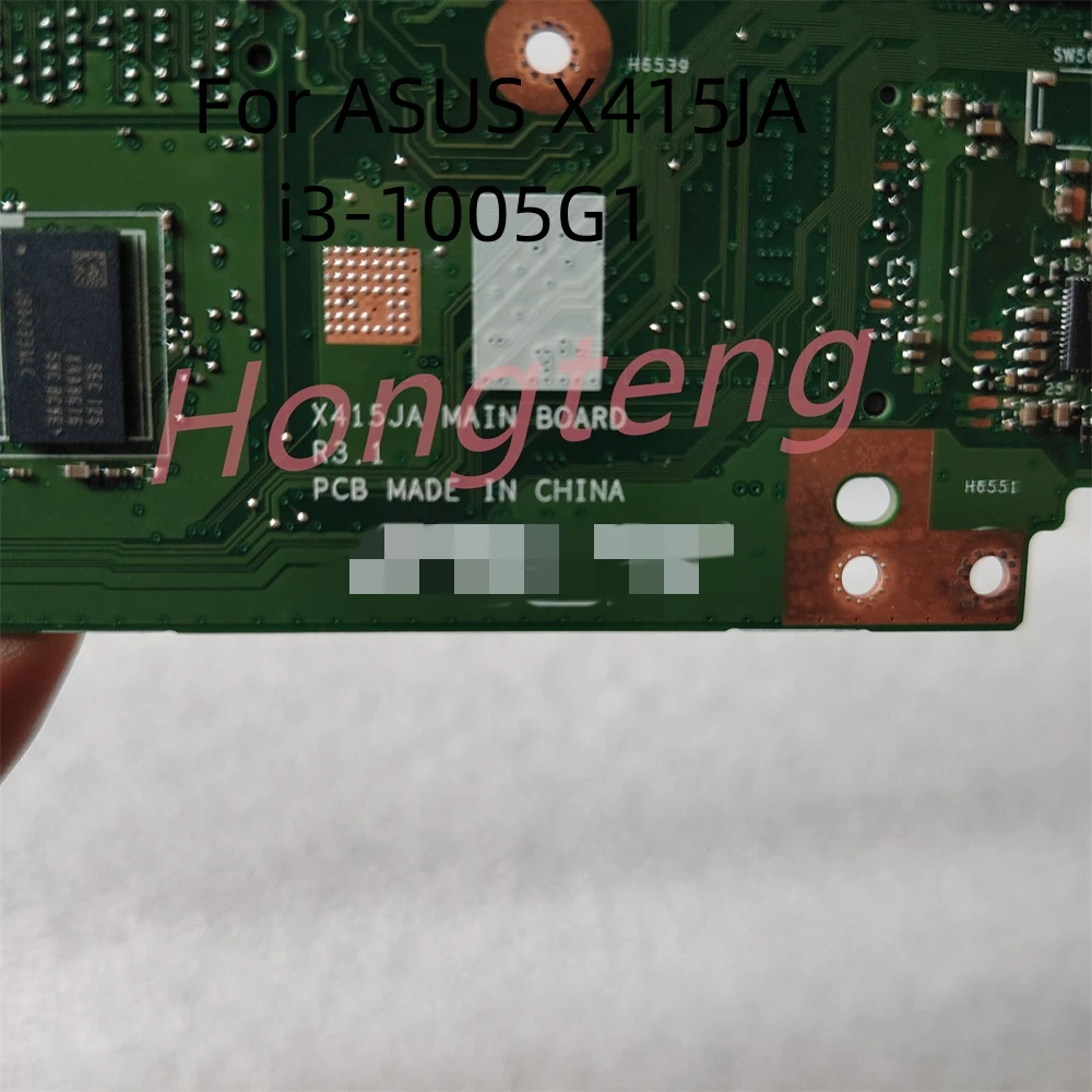 For ASUS X415JA Laptop Motherboard R3.1 SRGKF i3-1005G1 With RAM Notebook Mainboard ﻿Tested Fast Shipping