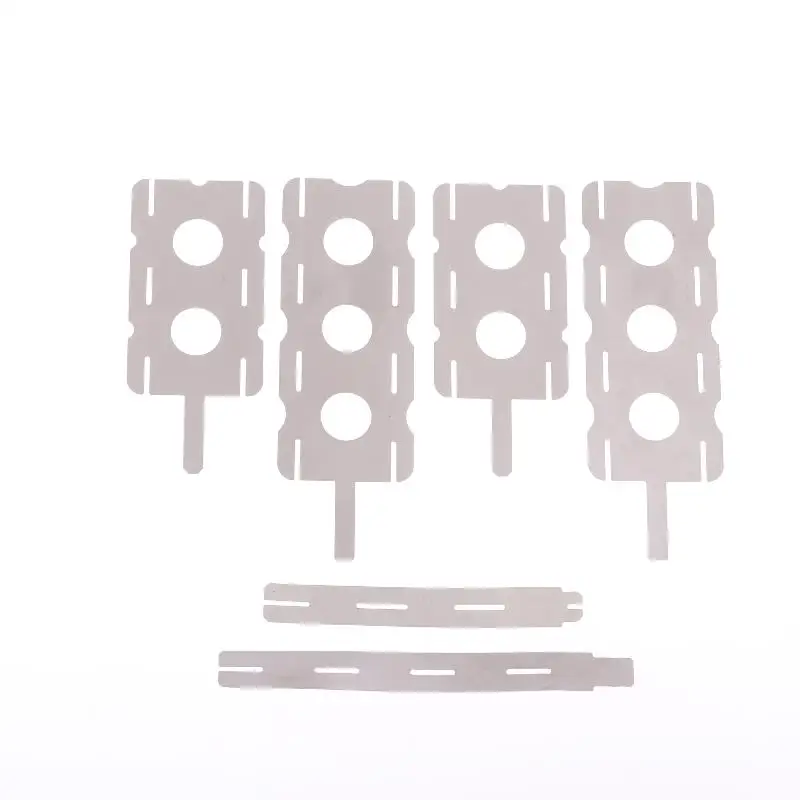 

30 шт. 18650 литиевая батарея, никелевый лист, 5 компл., многоугольный никелевый лист для батареи для точечной сварки, соединительный лист