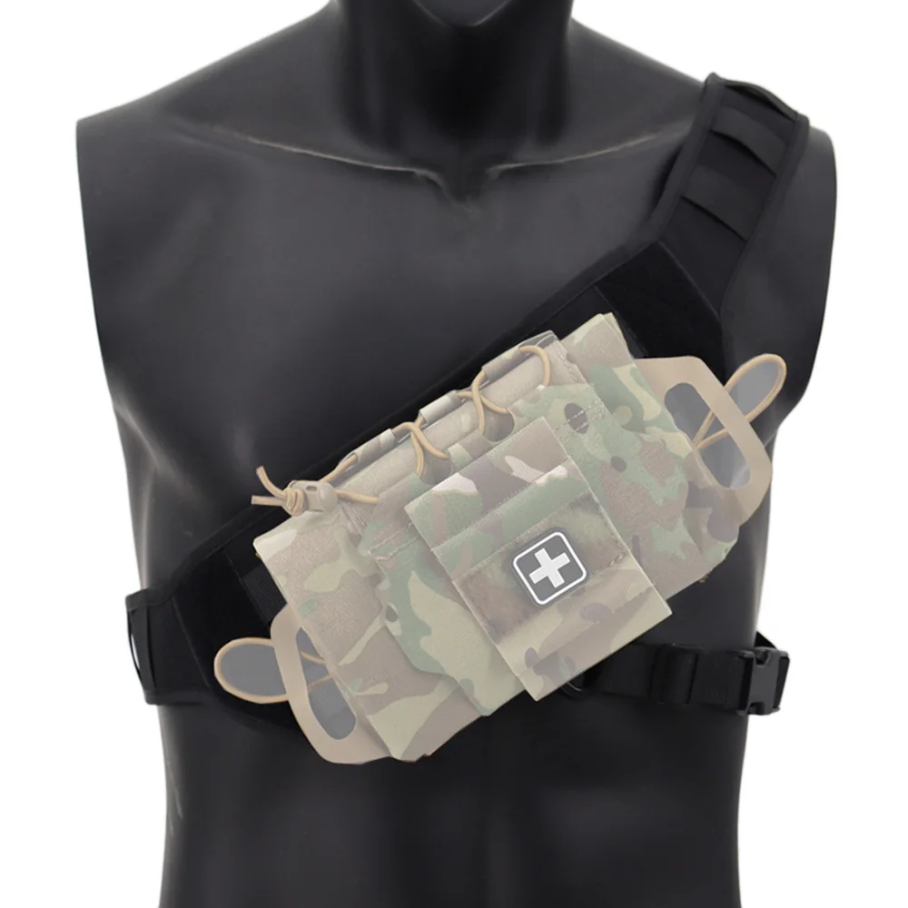 NEW Bandoleer Minimalist Chest Rig Tactical Bandoleer Platform Chest Strap Shoulder Strap Adjustable Nylon Gear Vest