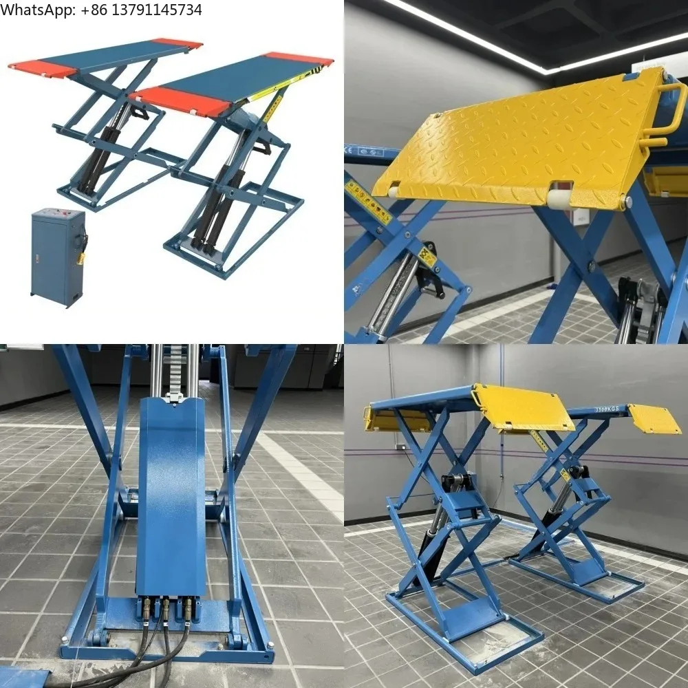 

2026 hot sale Double Scissor Lift for Car Lifts for Vehicles for Automotive Repair Equipment for Garage Tools for Workshop