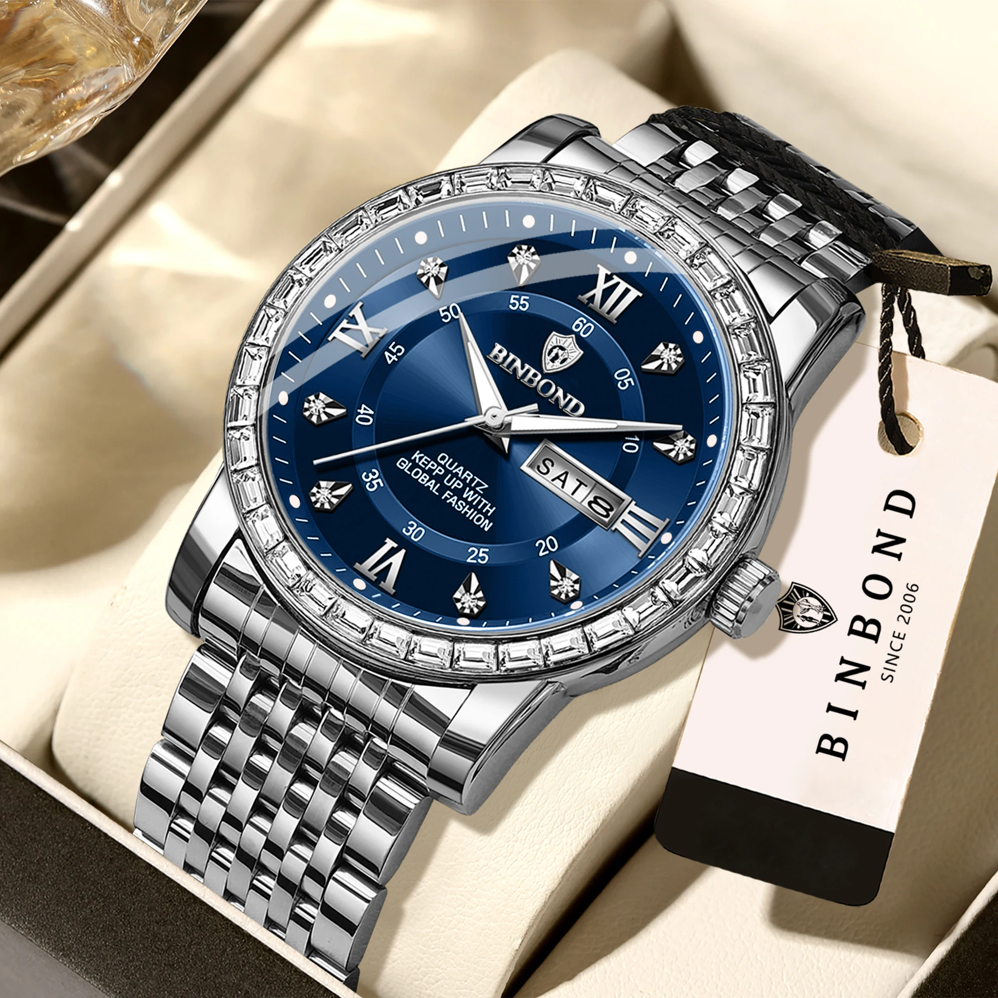 Men's Original Quartz Watch with Luminous Features