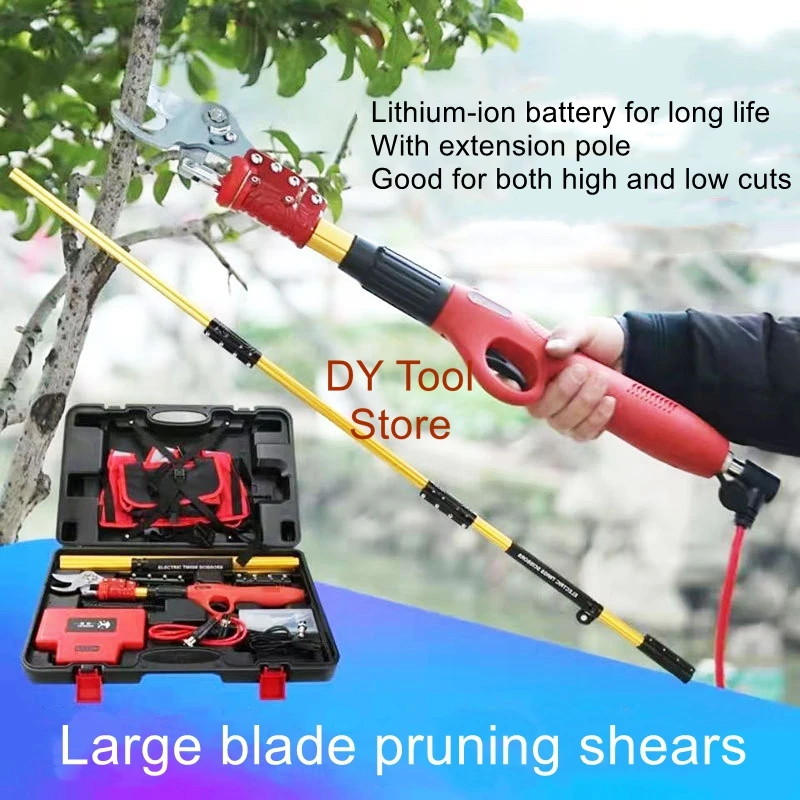 

Трехметровые регулируемые электрические секаторы, высокие секаторы с литиевой батареей, садовые ножницы для обрезки сада с высокой обрезкой