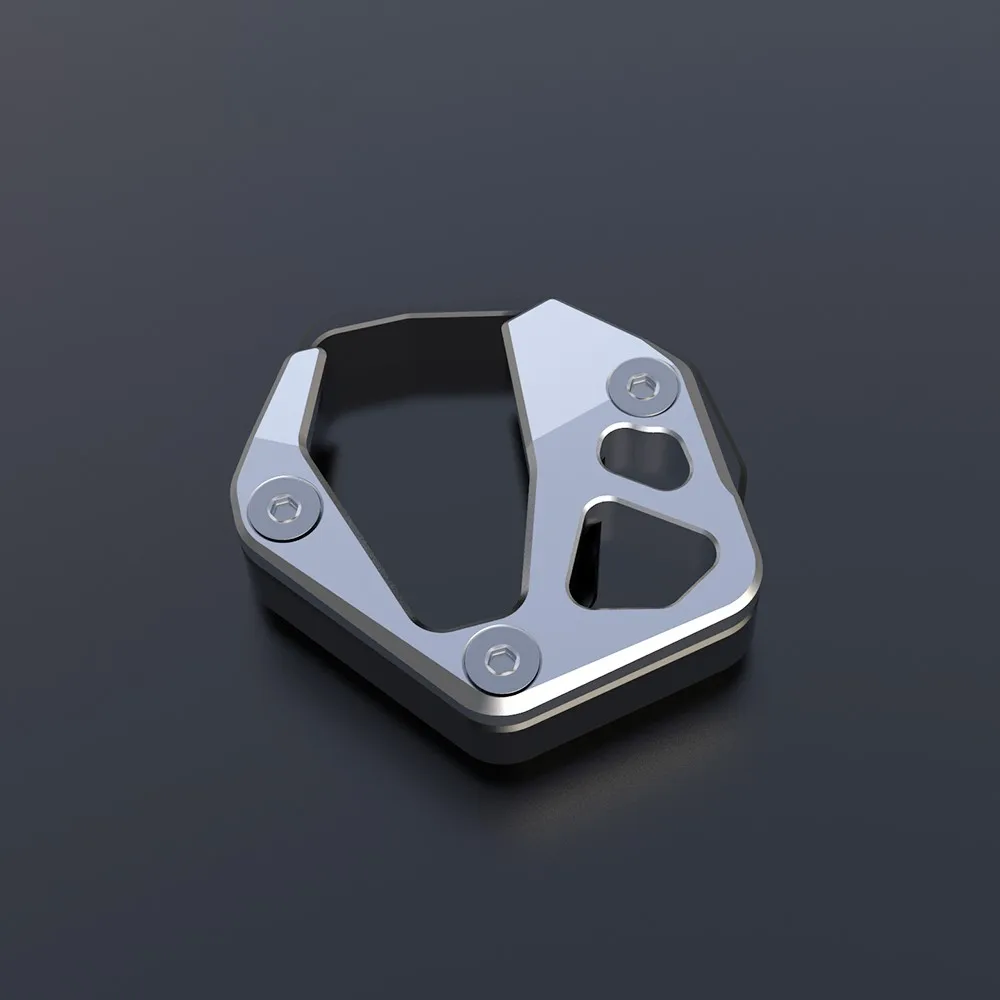 สําหรับMoto Guzzi V100 Mandello V 100 Mandello S 2023 2024 Kickstand Extensionรถจักรยานยนต์เท้าขาตั้งแผ่นPadอะไหล่