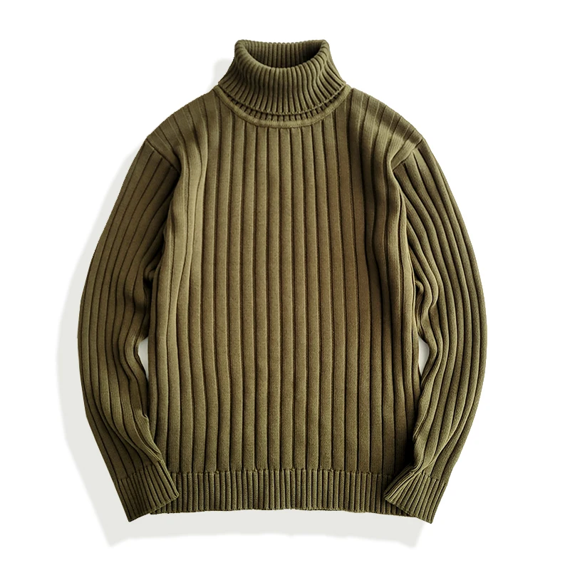 

Men's Turtleneck Sweater Regualr Fit Smart Business Fashion Autumn Winter Knitted Pullover