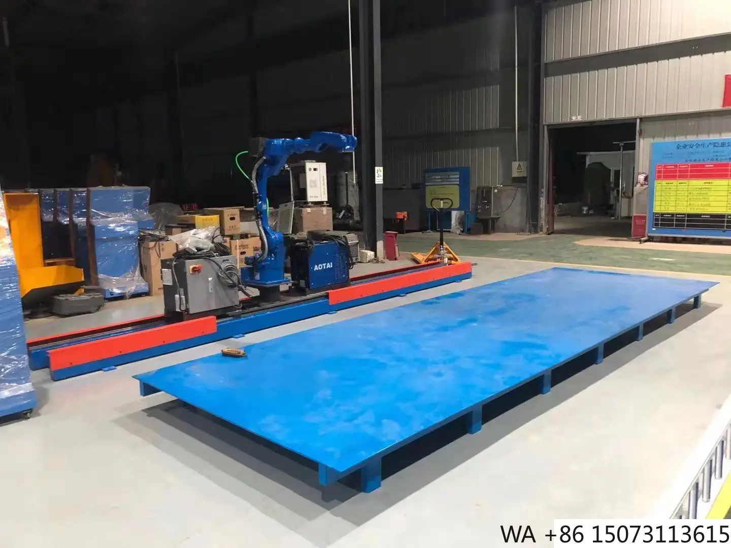 Lengan Robot Pengelasan Otomatis 6-Axis Berkualitas Tinggi - Pengelasan Cerdas untuk Komponen Bengkel Industri