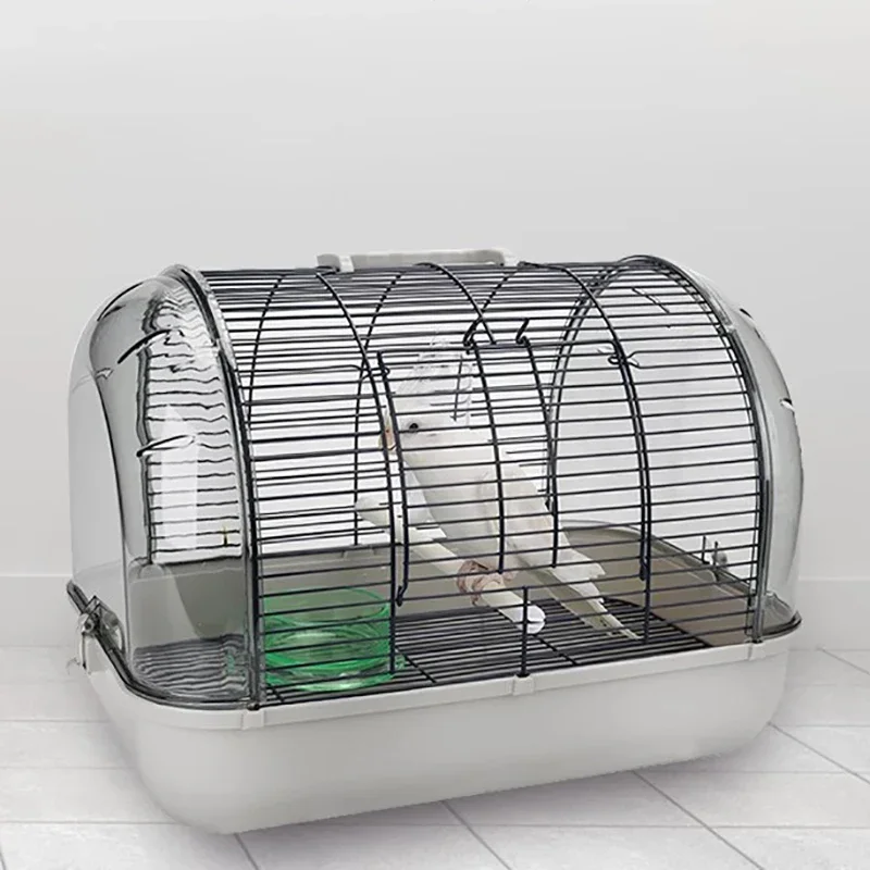 Cage  Large Parrots Parrot Transfer Bird Accessories Cages Birds Nests Breeding Canaries Bag Pet House Plastic Hamster Feeder