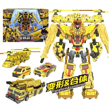 Tobot Brothers Korean Anime Transformation Robot Toys Cartoon Deformation Car Airplane Action Figures Vehicle Kids Boy Gifts