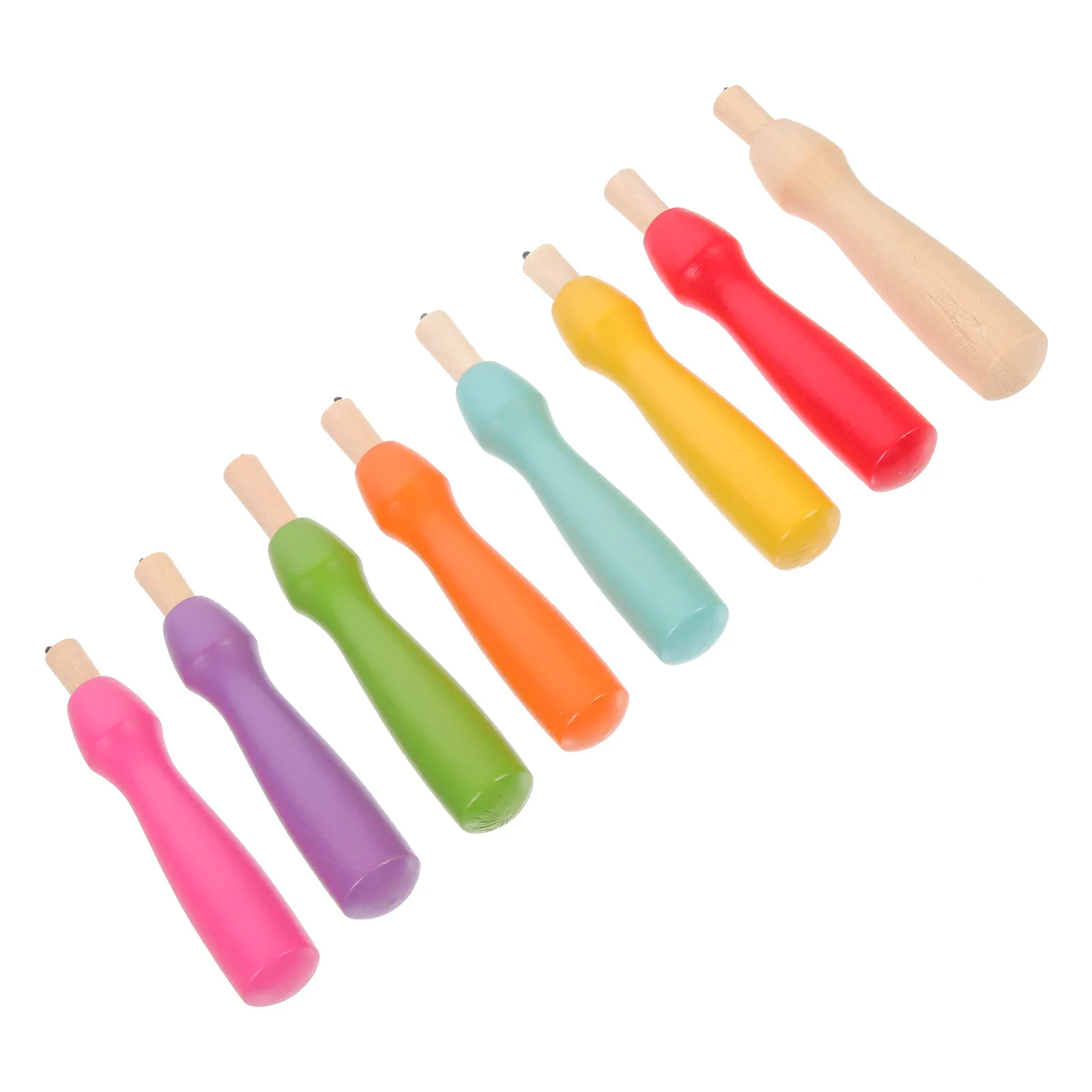 

8Pcs Felting Needle Set Durable Wooden Handle DIY Wool Felt Craft Tool Needle Felting Supplies Stitch Punch DIY Knitting Needles