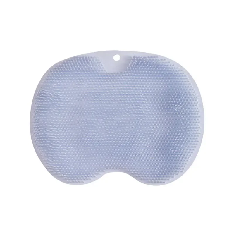 Exfoliating Shower Massage Scraper Bathroom Non-slip Bath Mat Back Massage Brush Silicone Foot Wash Body Cleaning Bathing Tool