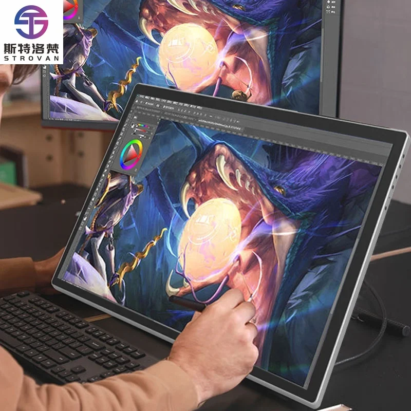 

Professional Drawing Graphic Tablet with IPS Screen 21.5 Inch 1080p True Color USB-C for Drawing Design