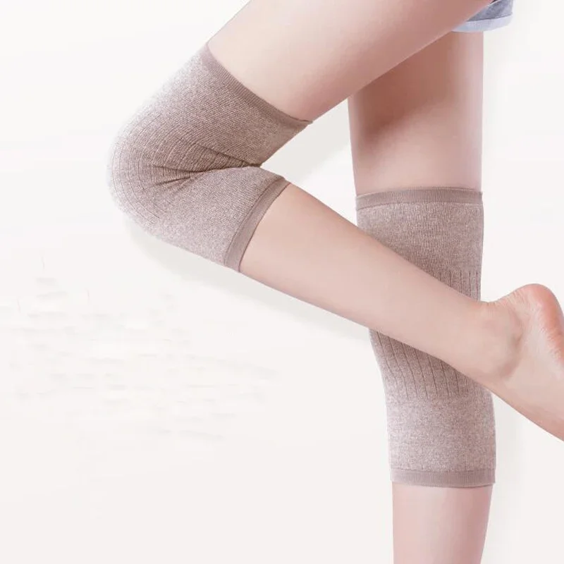 가을 겨울 캐시미어 따뜻한 무릎 패드 무릎 지지대 관절염 관절 무릎 보호대 다리 워머 바람 및 추위 보호 장비
