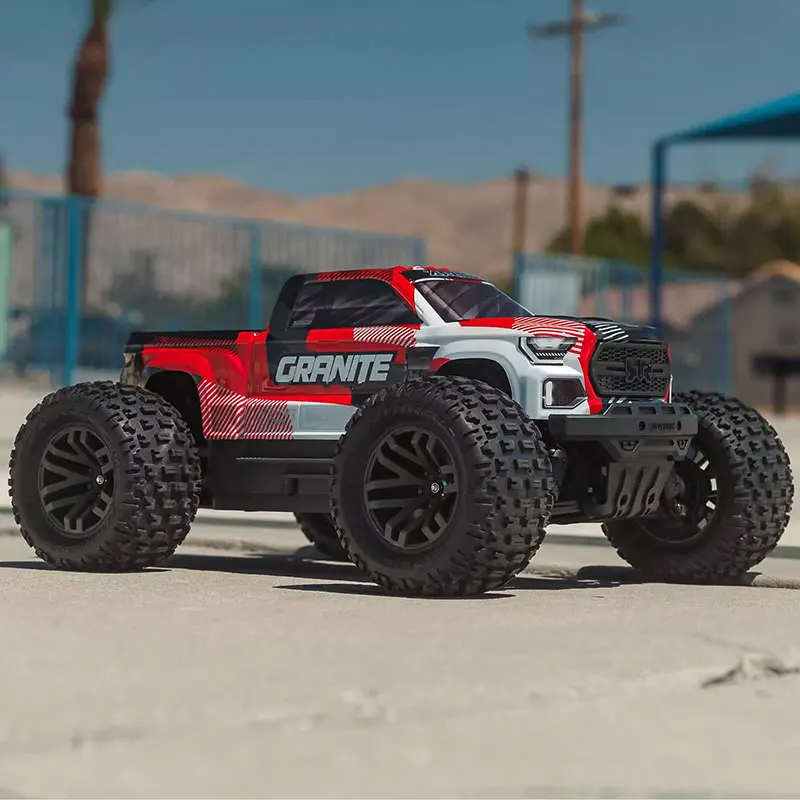 Arrma 1/10 新型V4 Granite RCカー 電動四輪駆動 ブラシレス 2-3s オフロード車 おもちゃ 14歳以上向け リモコン付き