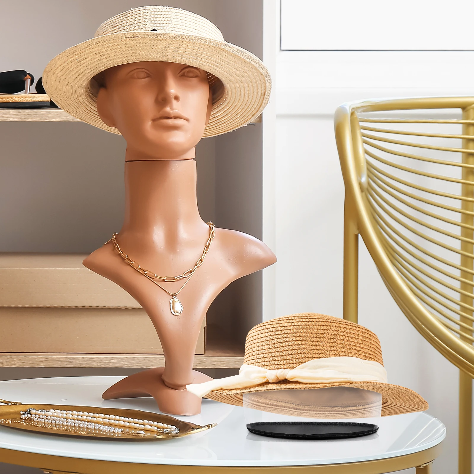 

Inflatable Pvc Holder Round Dome Display Stand Caps Support Organizer Home Storage Tool For Clothes Shop Hat Store Easy