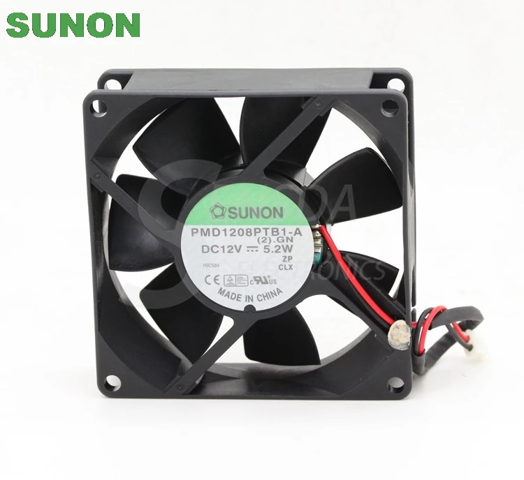 

Для Sunon PMD1208PTB1-A 8025 80 мм 8 см DC 12 В 5,2 Вт охлаждающие вентиляторы для корпуса компьютера