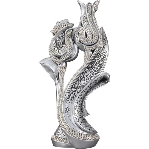 Handicraft Tulip Rose Boytu Medium Size Silver Sculpture Crafts