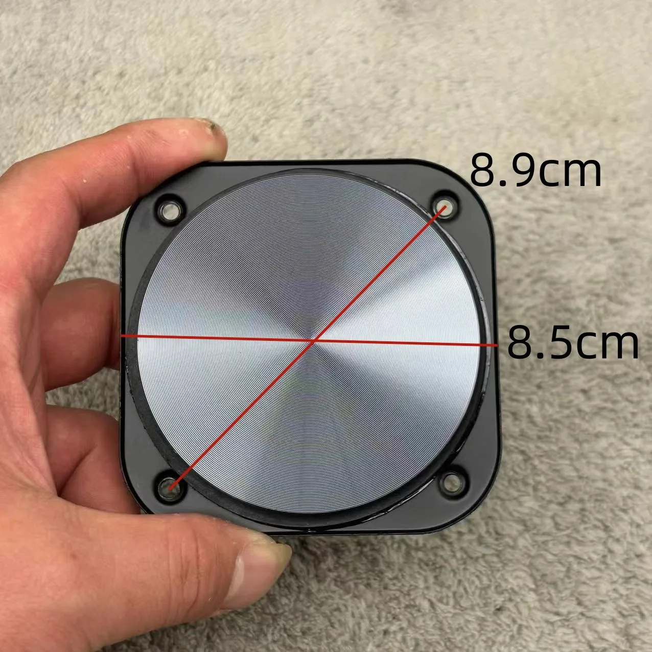 GHXAMP 85mm High-end 3 inch Woofer Speaker Bass With High Aesthetic Value Waterproof Brushed Basin 2PCS