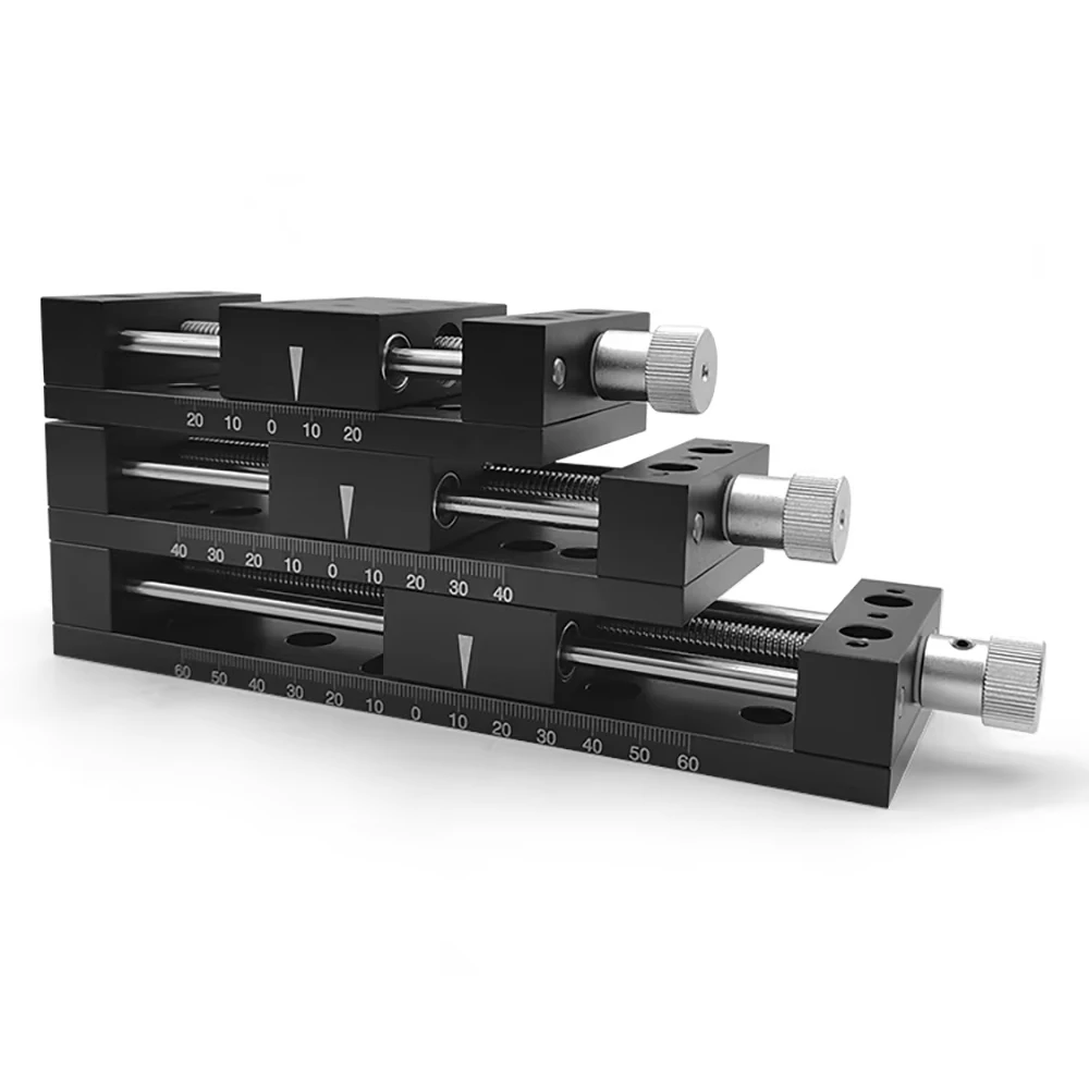 High Precision Manual X Axis Displacement Table Linear Stage Translation Displacement Platform Optical Experiment Micro Station