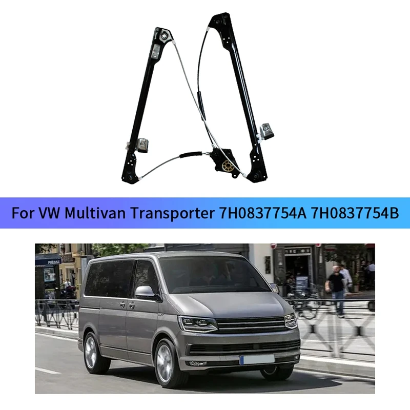 Front Right Electric Window Lifts Replacement For VW Multivan Transporter 7H0837754A 7H0837754B Power Window Regulator