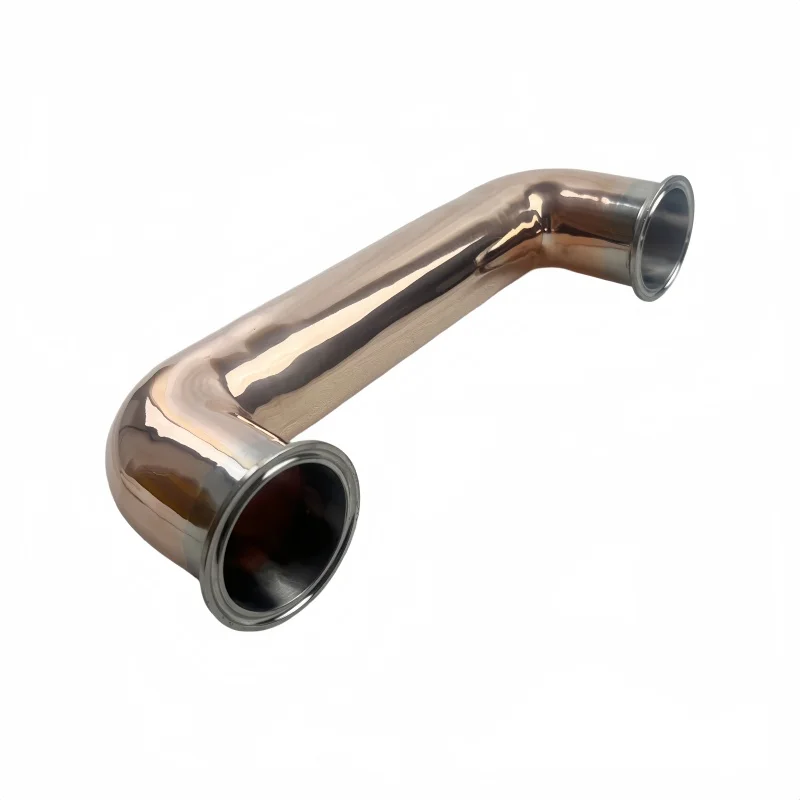 2inch OD64mm tc 180 degree bend copper pipe,curve bend elbow copper pipe for home brewing distillation