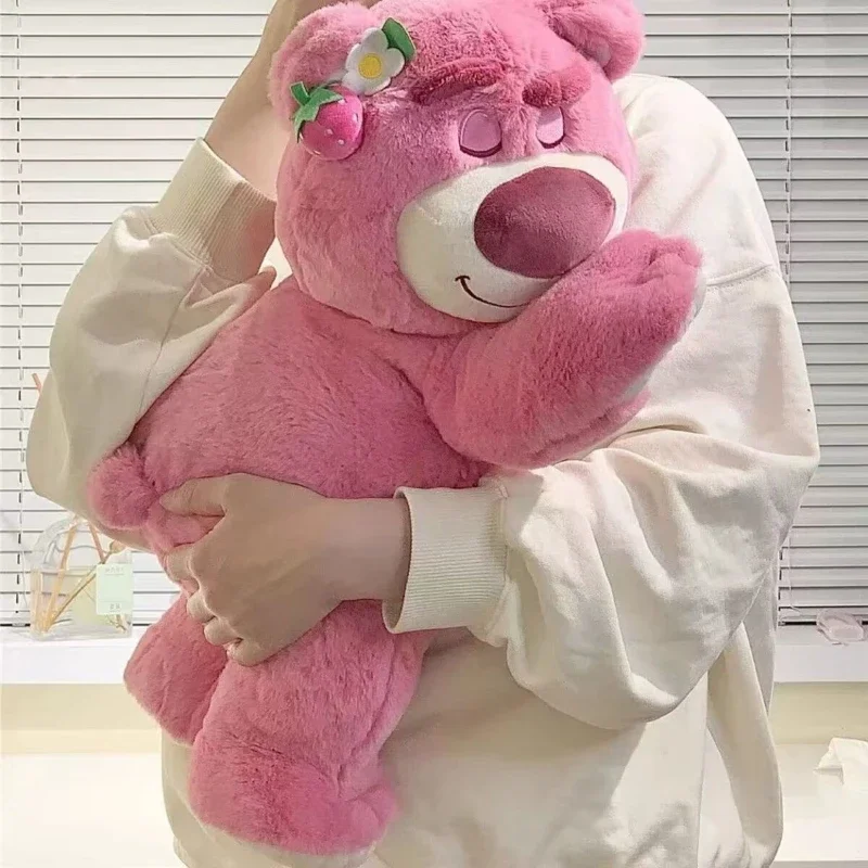 40cm Disney Anime pluszowe zabawki Lotso Cartoon śliczne wypchane lalki akcesoria do łóżek walentynki urodziny prezenty dla dzieci