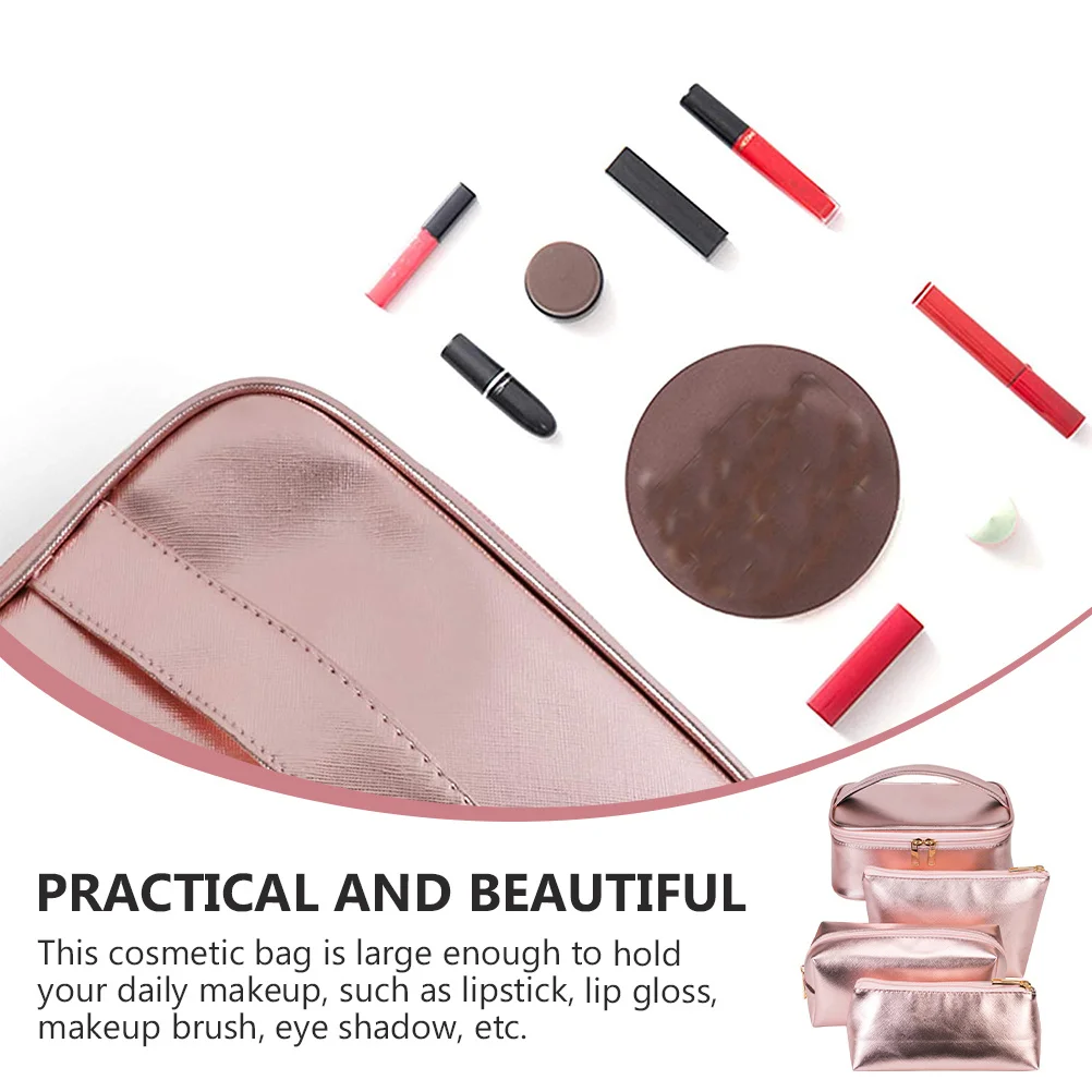 

1Set Waterproof Portable Travel Makeup Bag Lightweight Toiletry Pouch for Overnight Weekend Getaway Camping Cosmetics Bag