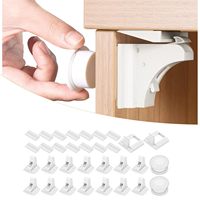 Magnetic Children's Lock for Extra Cabinet Door Safety: A Must-Have for Parents  Drawer Lock  Baby Protection  Baby Safety Lock