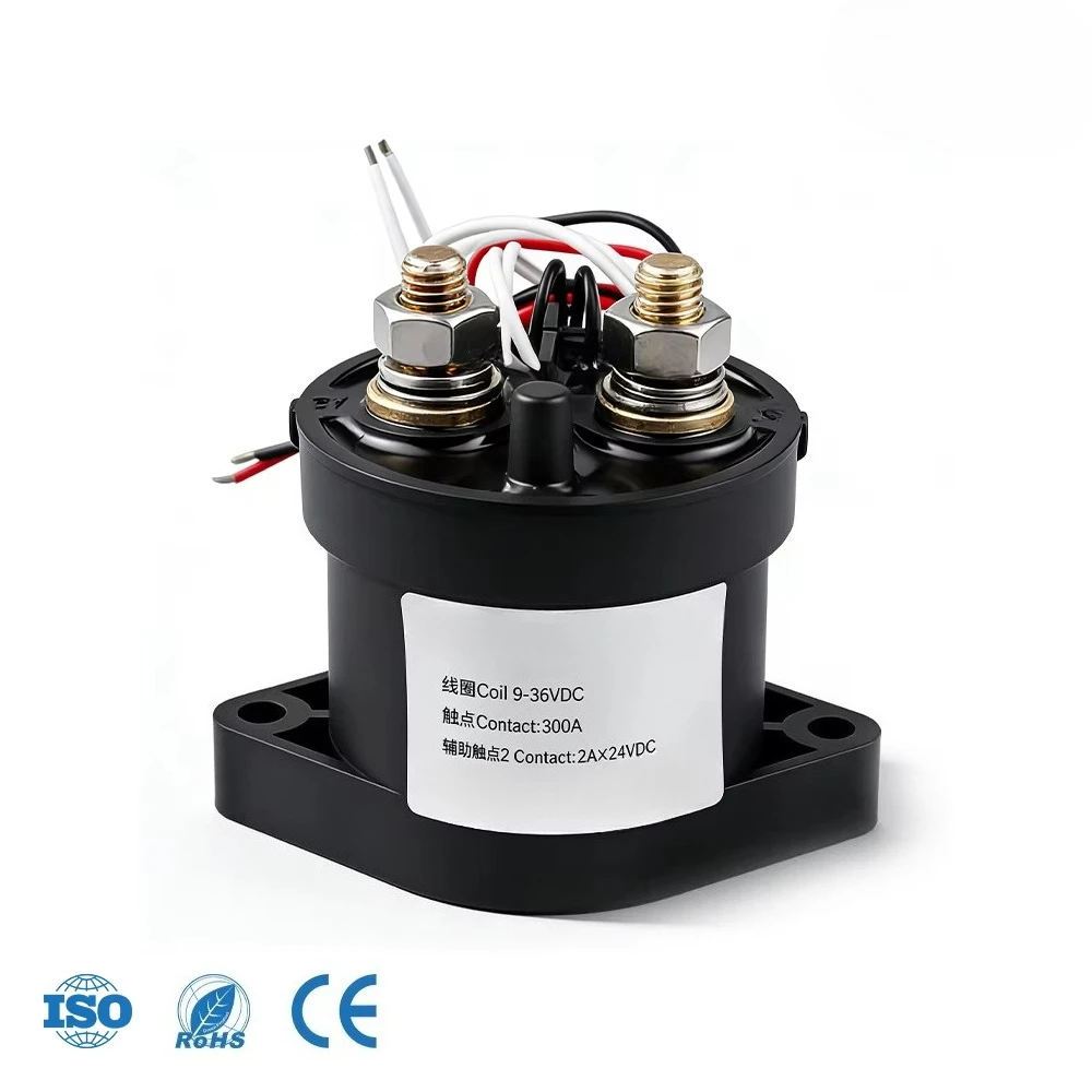 300A High Voltage DC Contactor 9-96V SPST-NO Coil EV Charging New Energy Storage Solar