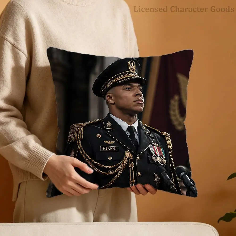 Dictator M-MbappeES Print Cushion Cover Aesthetic Bedroom Decor 30x30 65x65 40x40 45x45 50x50 cm