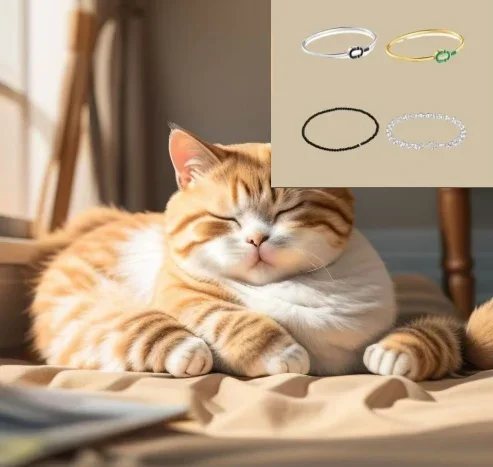 

2025 New high-end Spanish fashion cat accessories, fashionable pet gifts holiday party gifts, high-quality high-end products 5