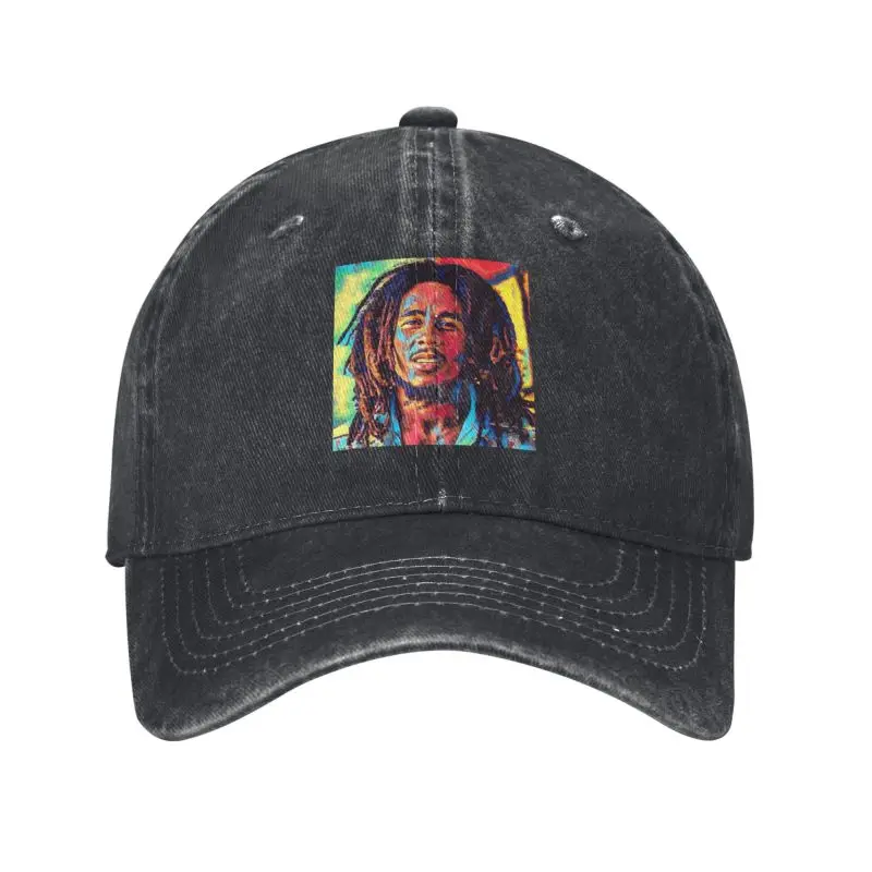 

Custom Jamaica Reggae Rock Bob Marley Baseball Cap Men Women Cotton Adjustable Dad Hat Sports Snapback Hats