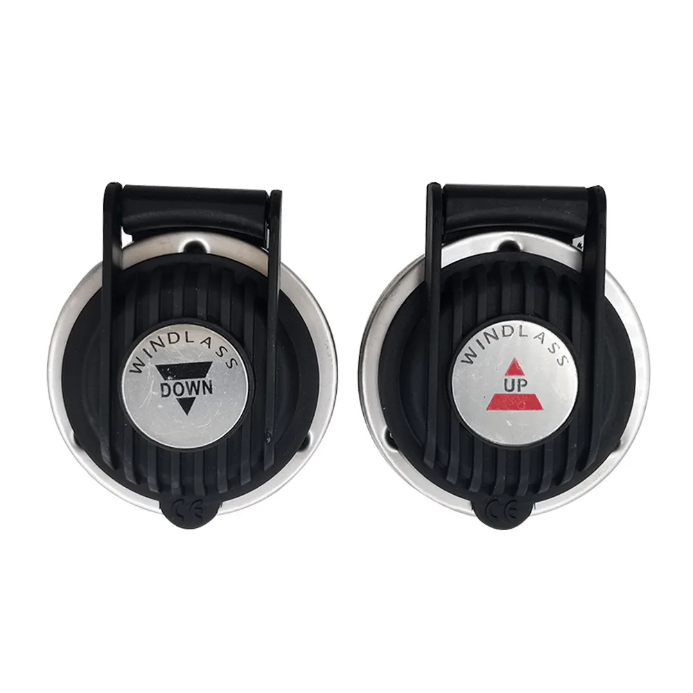 Windlass foot switch, black and white marine foot switch accessories