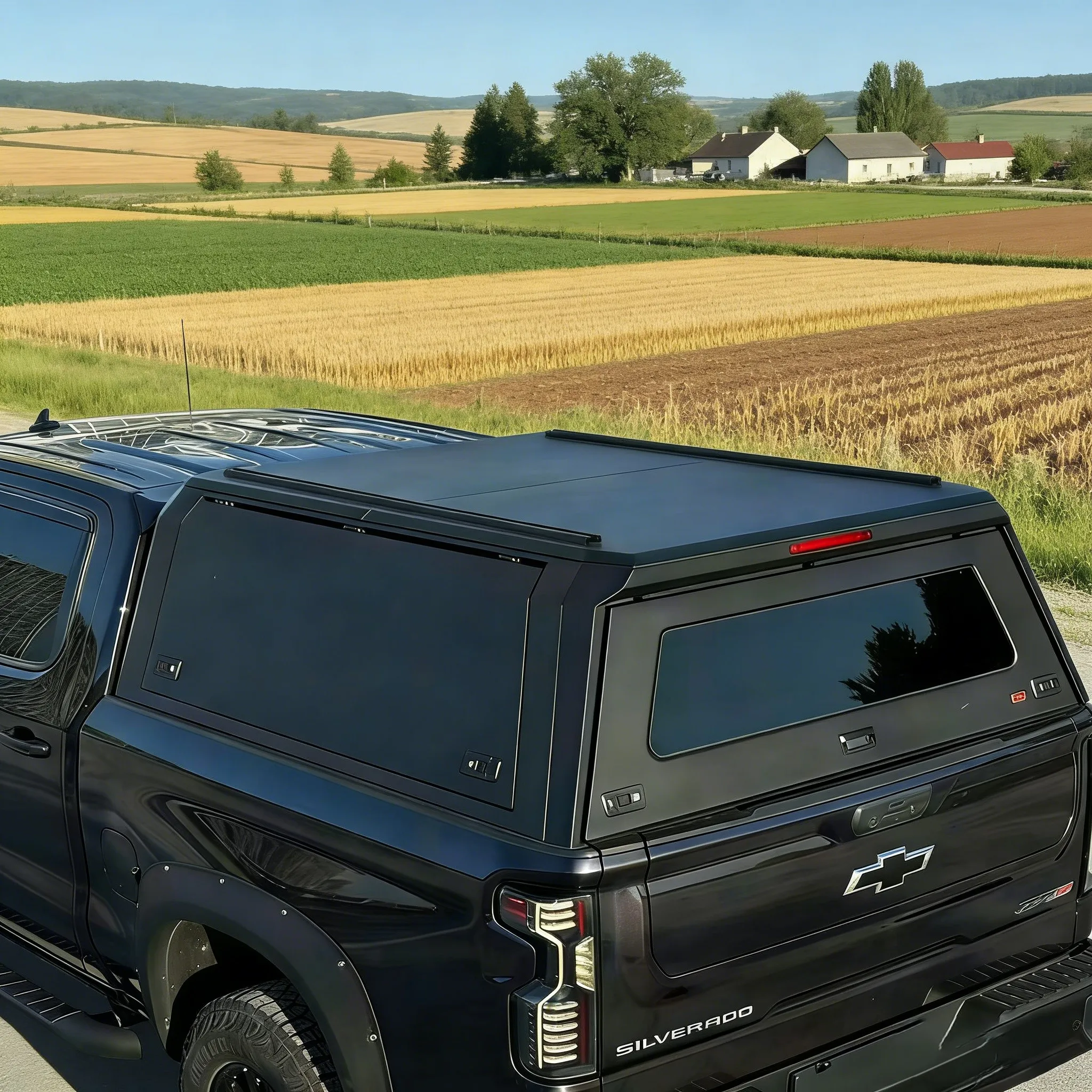 

Dream Garage Aluminum Alloy Pickup Shell Hard Type Sports Style Easy Install/Detach Anti-Theft Dual Coating Waterproof For CHEVY