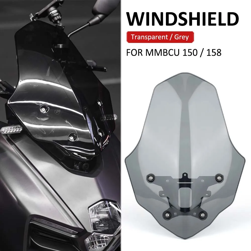 FOR SYM MMBCU 150 MMBCU 158 MMBCU150 MMBCU158 Motorcycle Front Windscreen Windshield Wind Screen Shield Deflector Guard