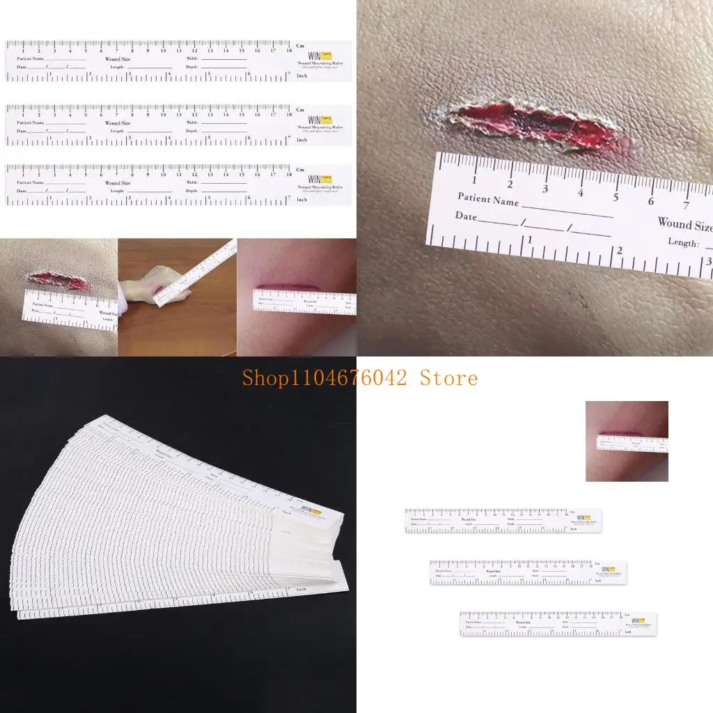 

5asd Wound Measurement Tools Educare Measuring Tape dical Measurement Ruler 100 Pack Measuring Babies for Head