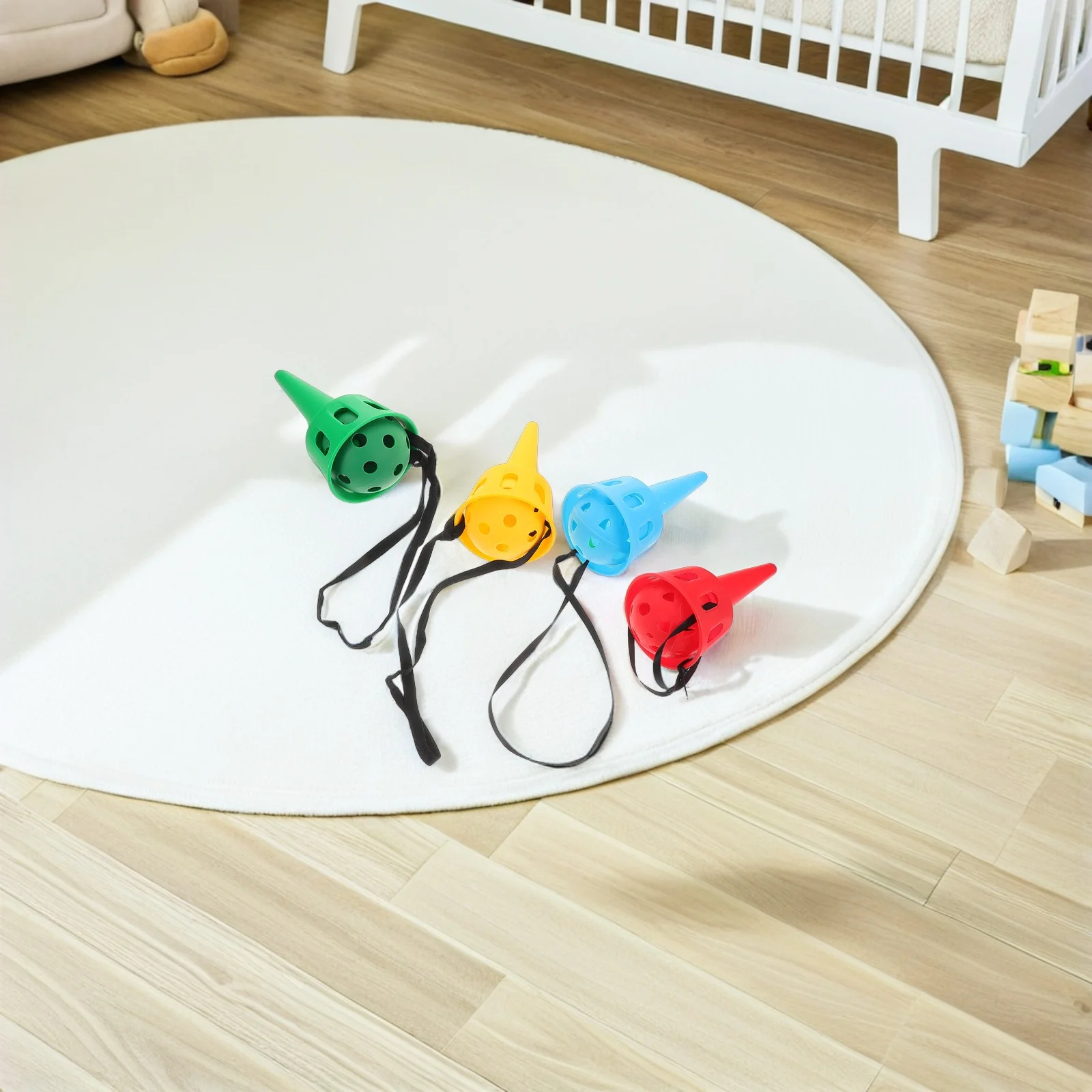 

4 Sets Catching Practice Balls Game Games for Kids Hand Eye Coordination Training Toy