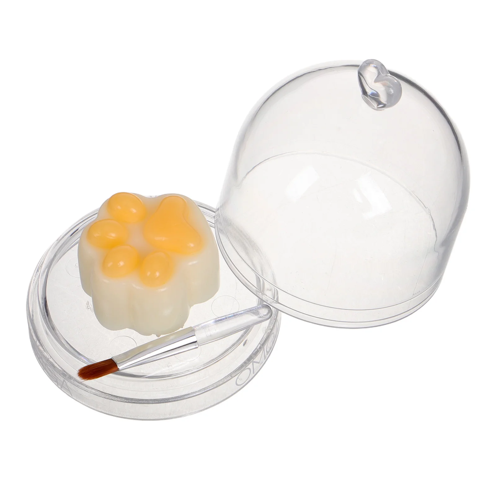 色が変わるリップクリーム 保湿保湿 長持ちする猫の足デザイン 乾燥した唇用 秋冬リップケアジェリー