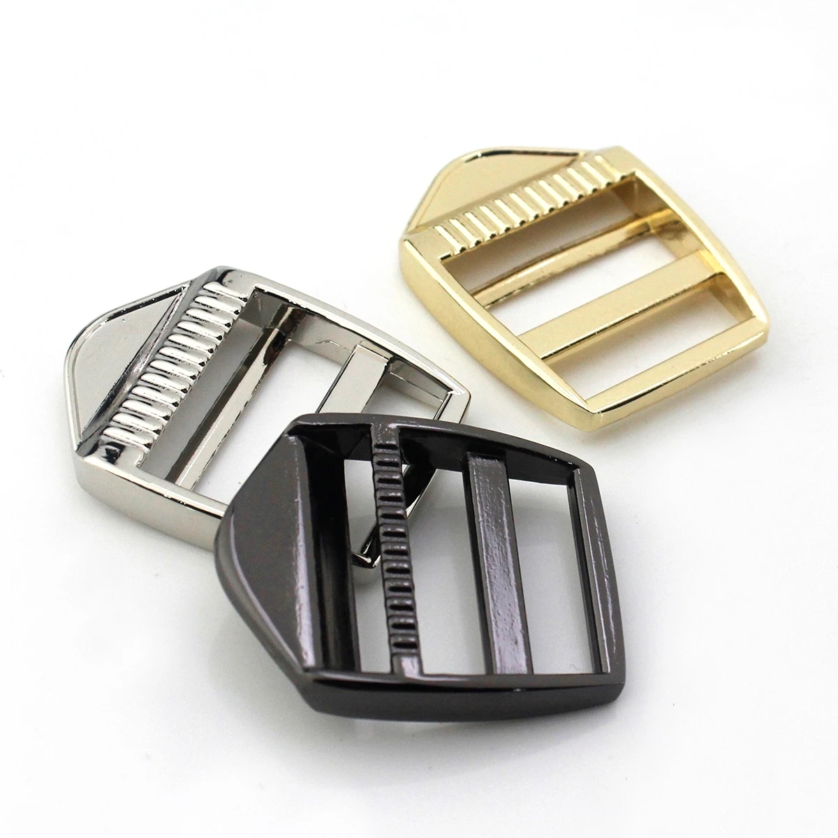 1pcs Metal 2 Bar Buckle for Webbing Backpack Bag Strape Belt Fabric Leather Craft Purse Pet Collar Clasp High Quality